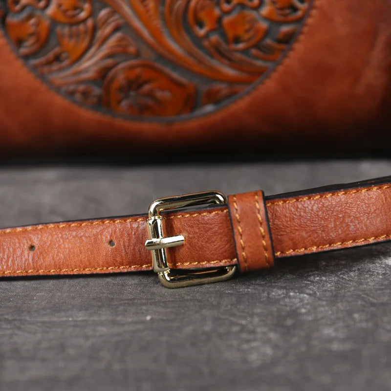 Mille - Bolso de mano vintage con relieve