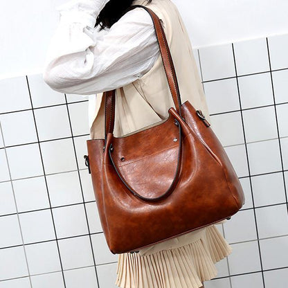 Xavia - Conjunto de 4 bolsos vintage para mujer
