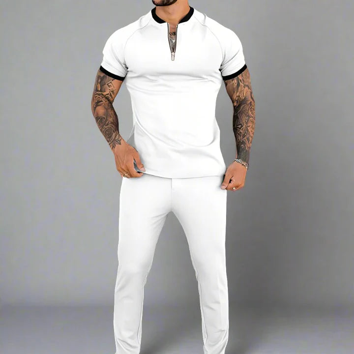 CAMISA JACK COLE CON CREMALLERA