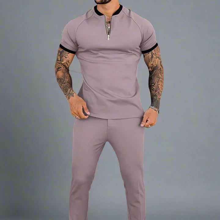 CAMISA JACK COLE CON CREMALLERA