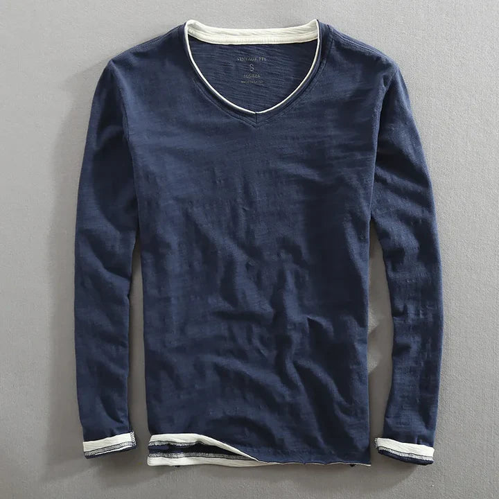 Camiseta con cuello en V Nightfall