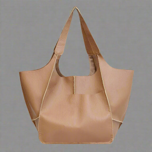 Zanna - Elegante bolso grande de piel suave
