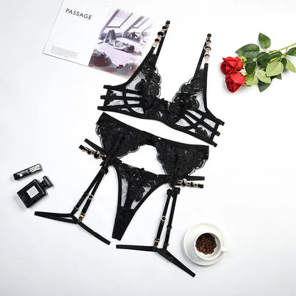 Bente | Conjunto de lencería de 3 piezas