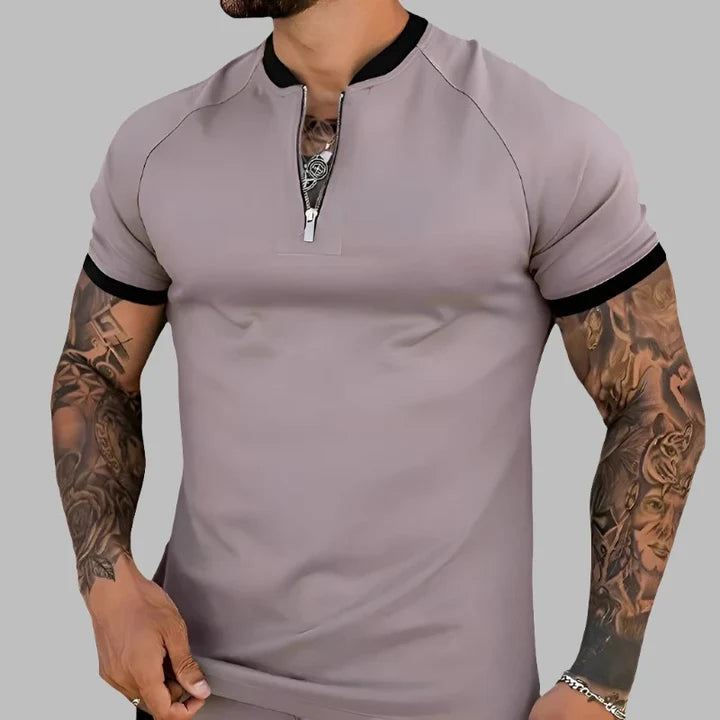 CAMISA JACK COLE CON CREMALLERA