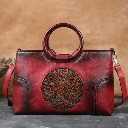 Mille - Bolso de mano vintage con relieve