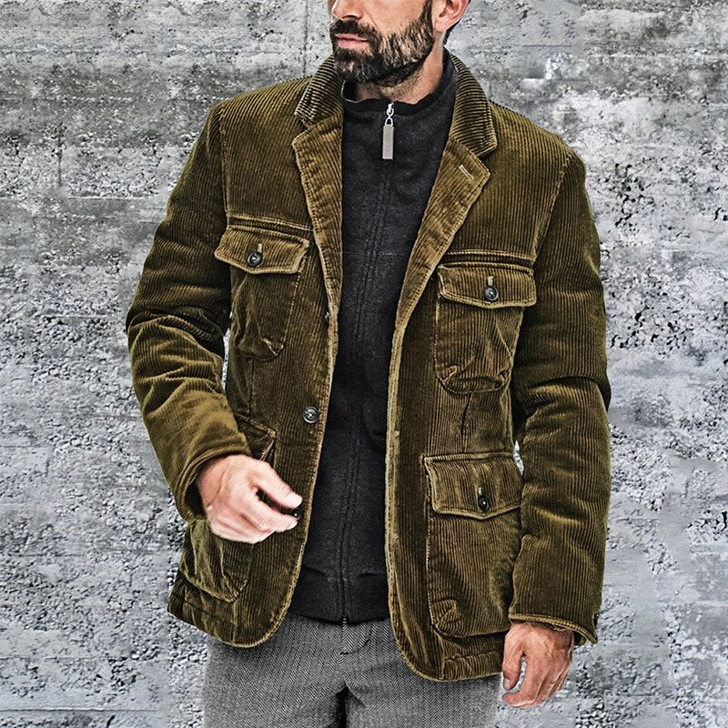 Stefan - Chaqueta cálida de estilo vintage