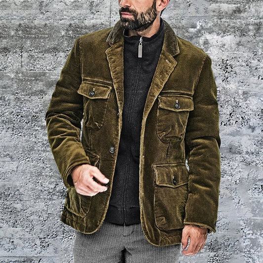 Stefan - Chaqueta cálida de estilo vintage