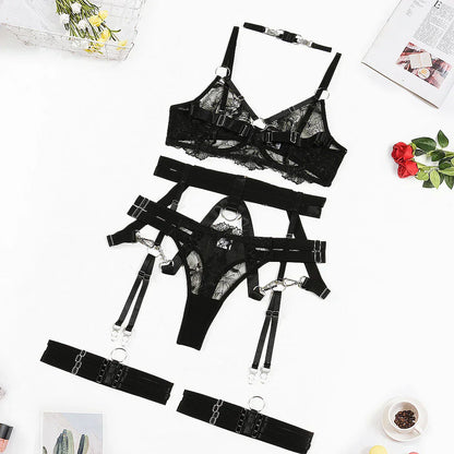 Jasmin - Conjunto de lencería de 3 piezas