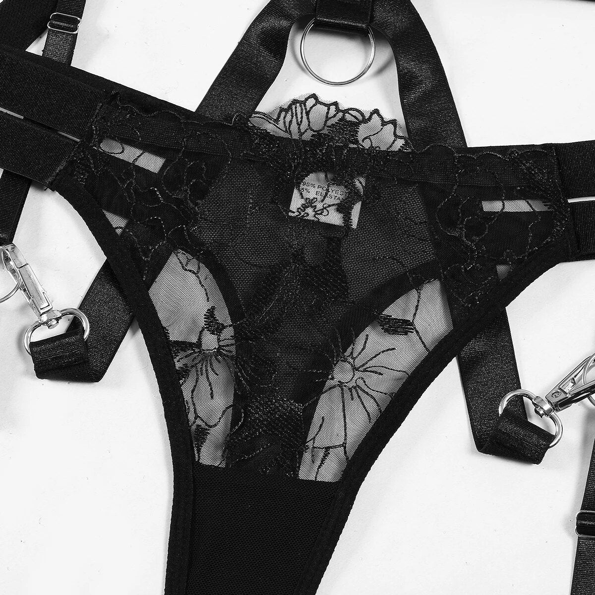 Jasmin - Conjunto de lencería de 3 piezas
