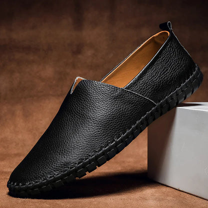 MOCASINES DE CUERO GENUINO MILANO