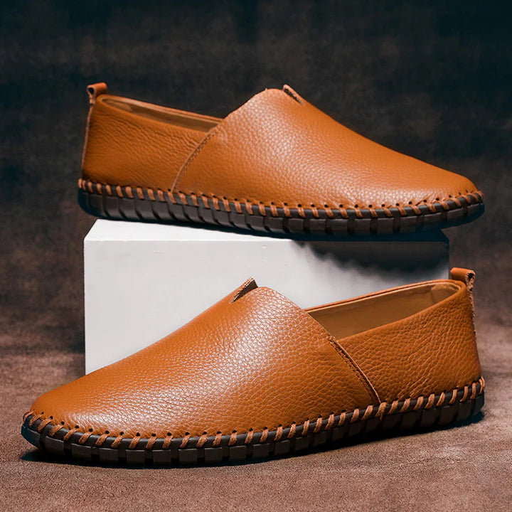MOCASINES DE CUERO GENUINO MILANO