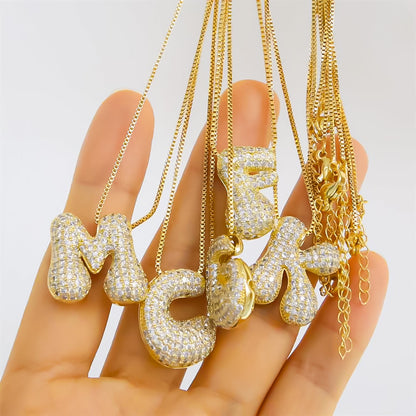 Sparkling Initial Necklace