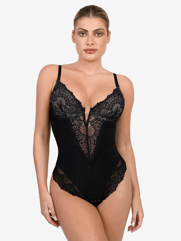 Elegant Lace Shaping Bodysuit
