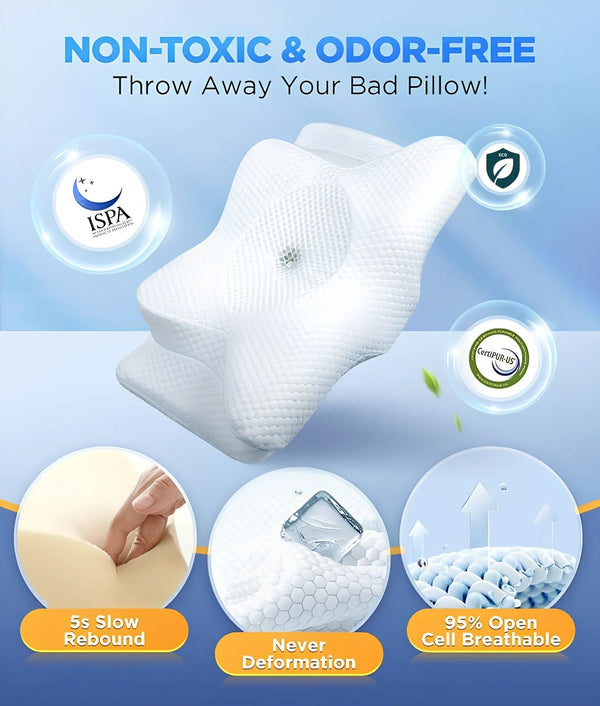CozyRest Memory Foam Neck Pillow