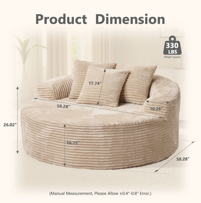 Lumen Cloud Round Lounge Chair