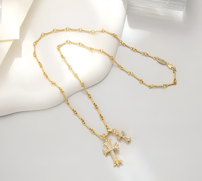 Divine Duo Cross Pendant
