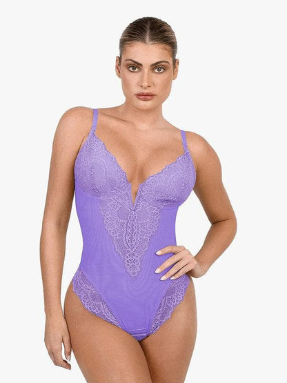 Elegant Lace Shaping Bodysuit