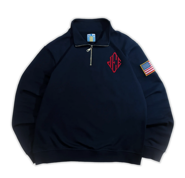 Nightfall Navy Cozy Quarter Zip