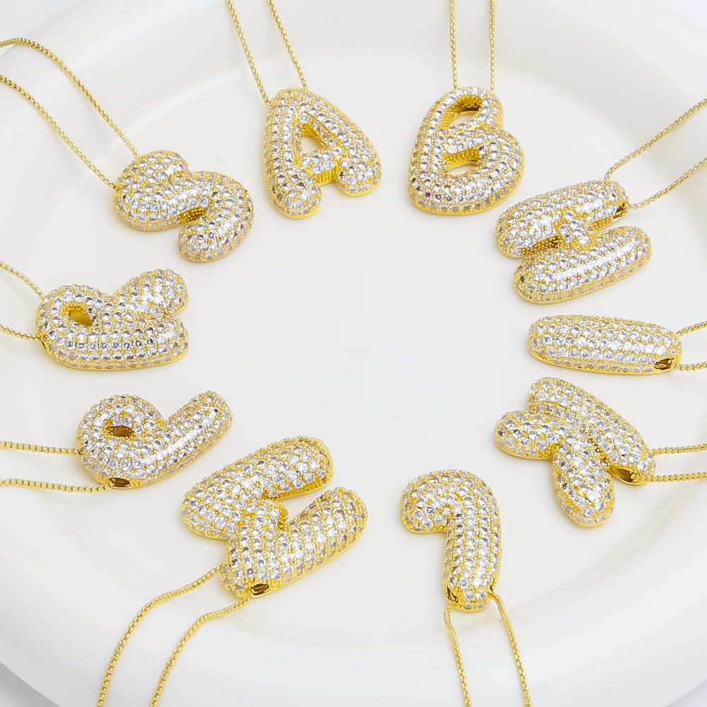 Sparkling Initial Necklace