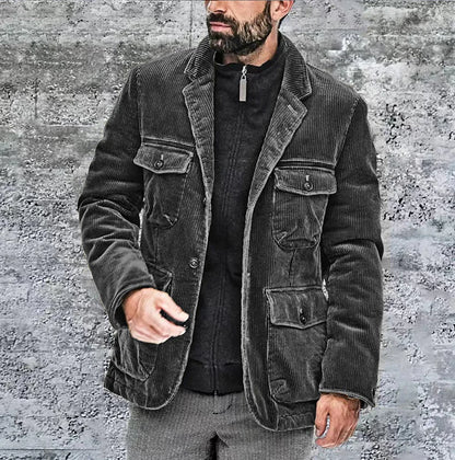 Stefan - Chaqueta cálida de estilo vintage