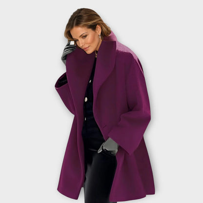 Flora Coat - Wool fabric for lasting warmth